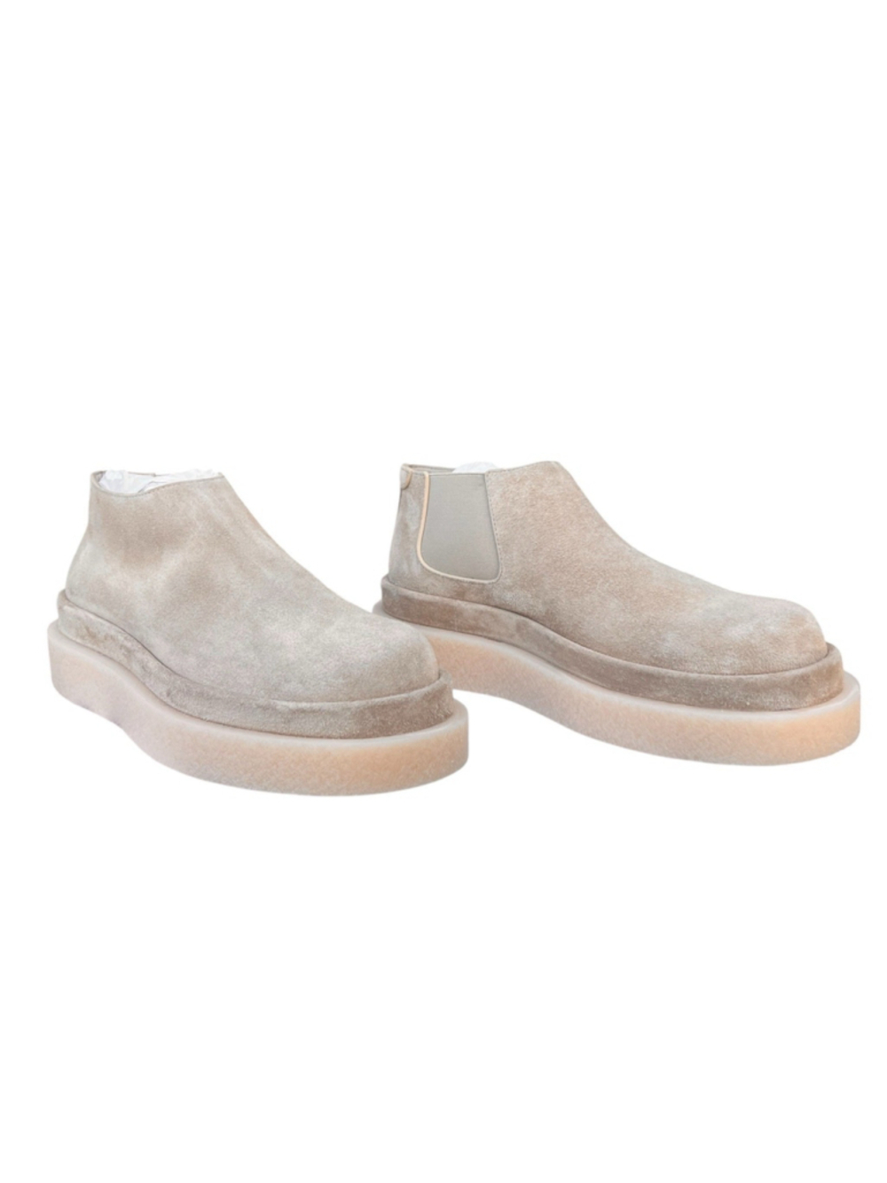 Jil Sander Thick Suede Reverse Loafers Boot Dark Sand Men’s Size IT 42 US 9
